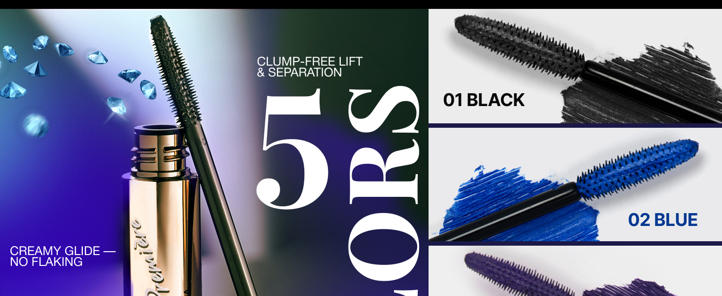 4 colors Phenomenal length and separation, lightweight and flexible texture