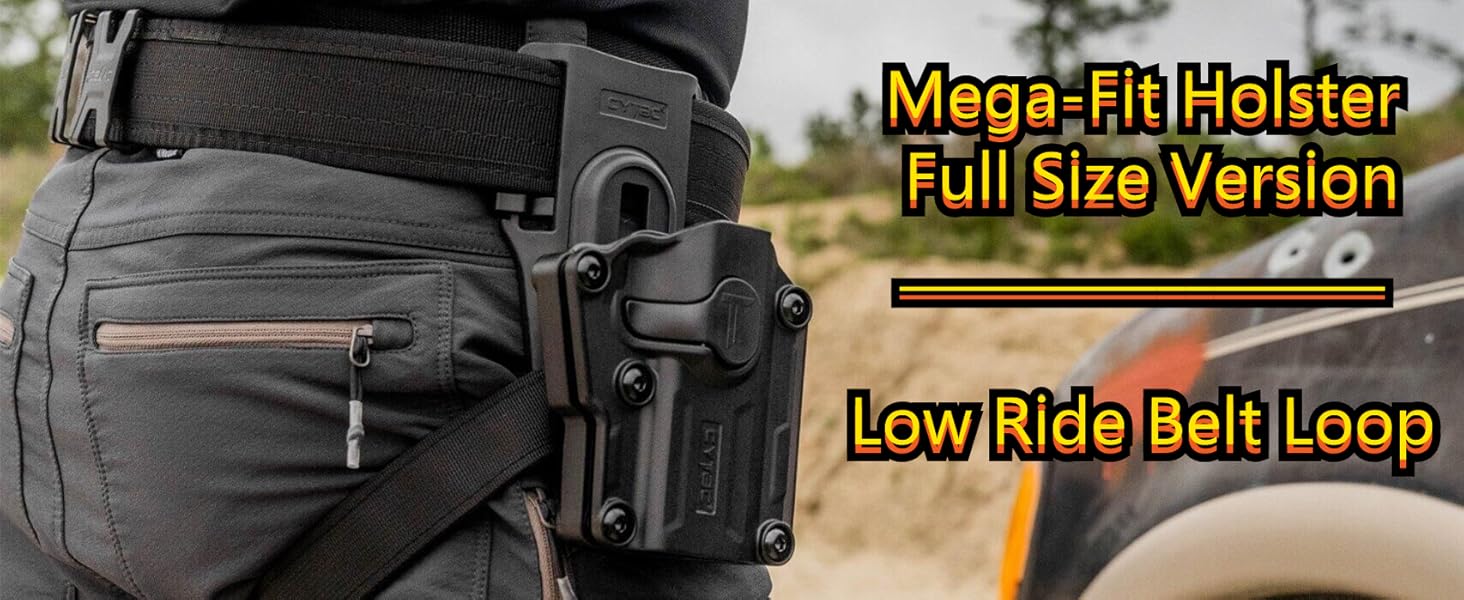 Mega-Fit Low Ride Holster