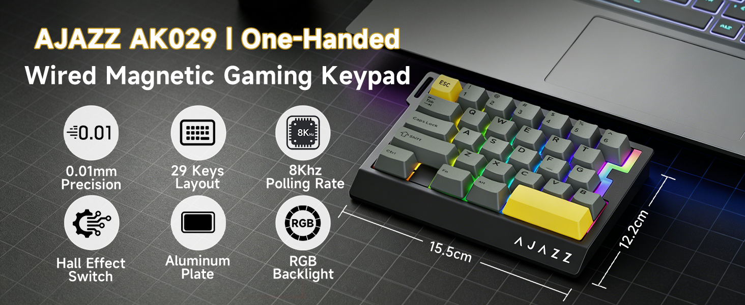 Magnetic Gaming Keypad