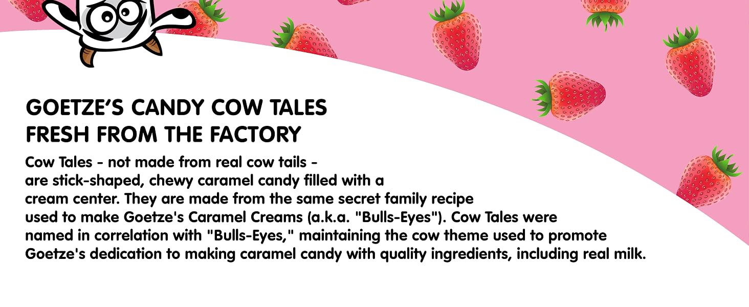 goetze's caramel creams candy bulls eyes cow tales nostalgic candy caramel sticks cream filled candy