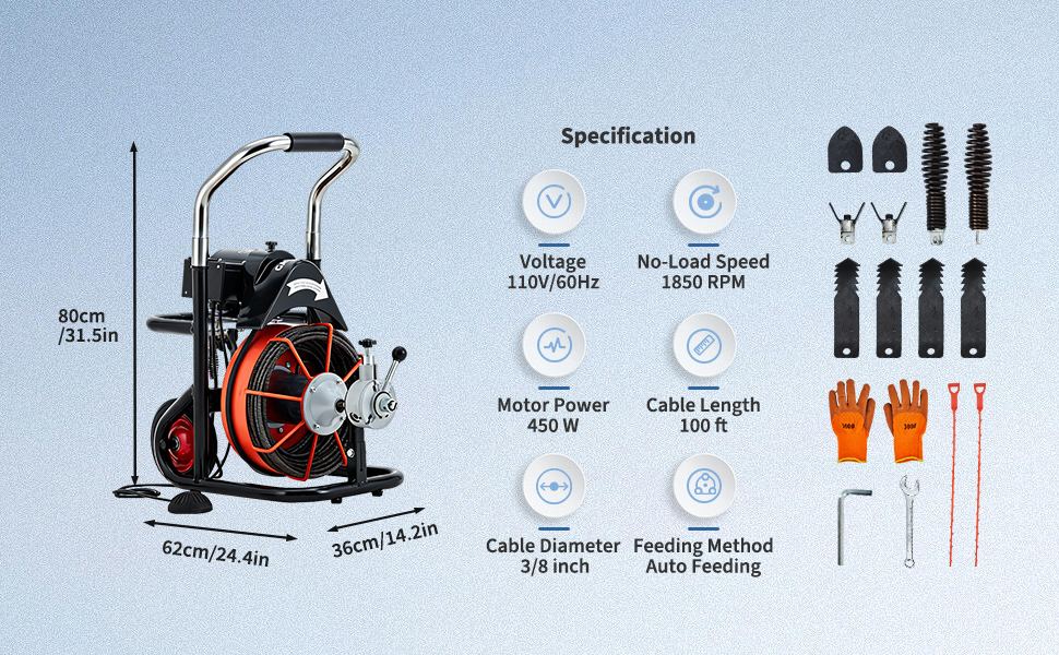 Drain Cleaning Machine