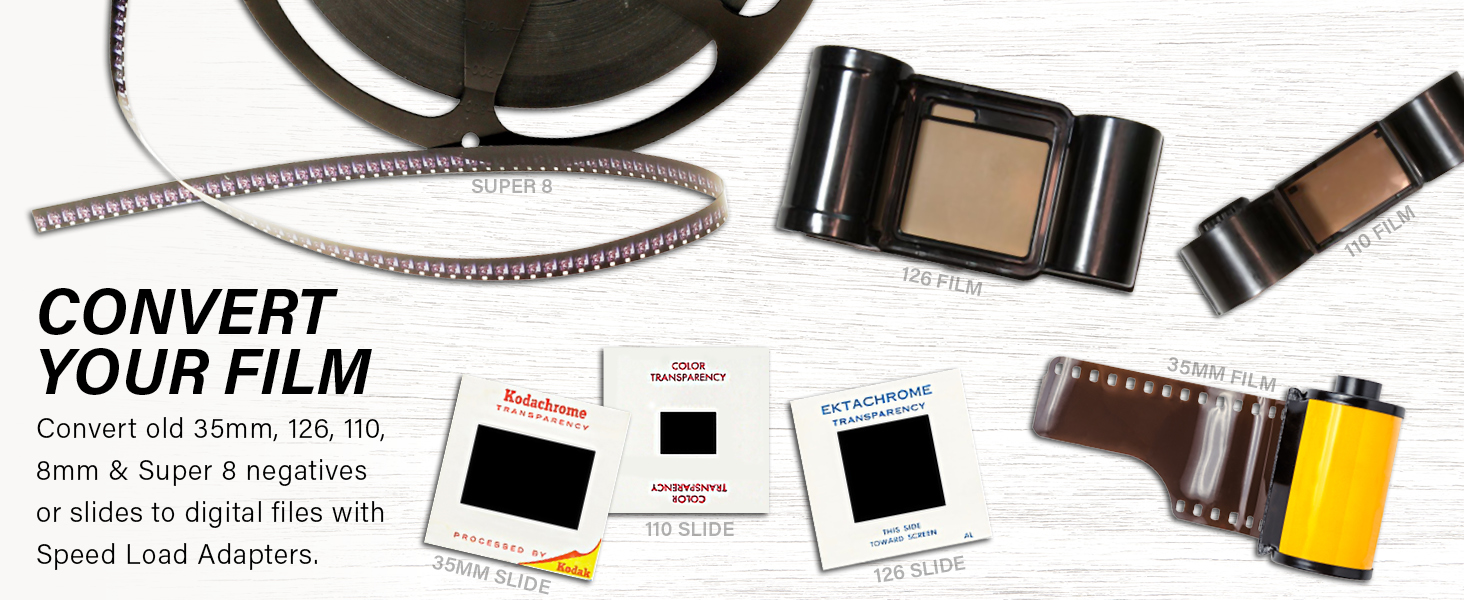 film negative convert scan 35mm super8 120 film 110film instant jpeg sd
