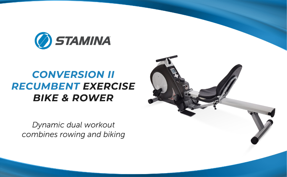 Recumbent Exercise Bike, Rower - Cardio Machine, bike rower