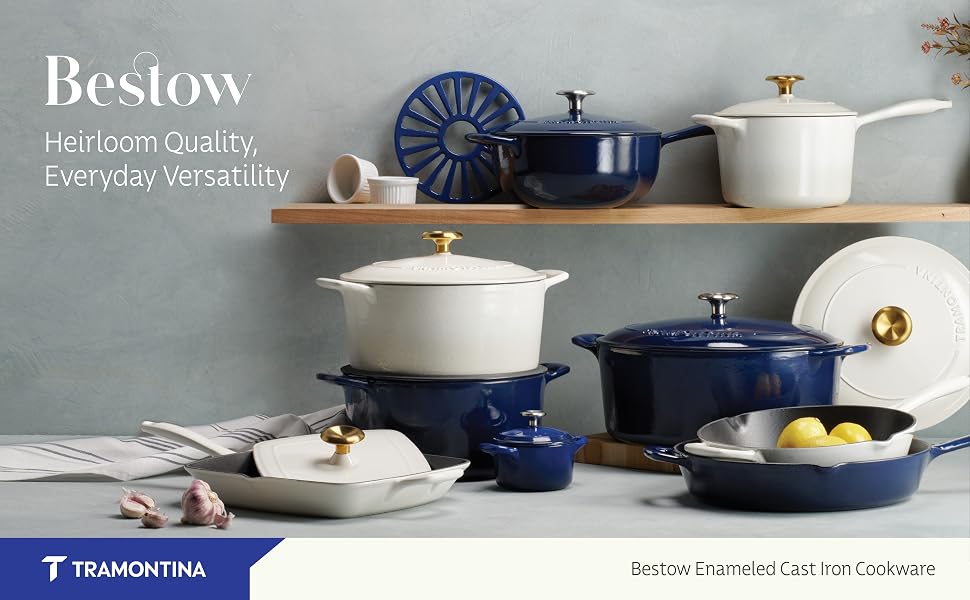 Bestow Enameled Cast Iron Cookware