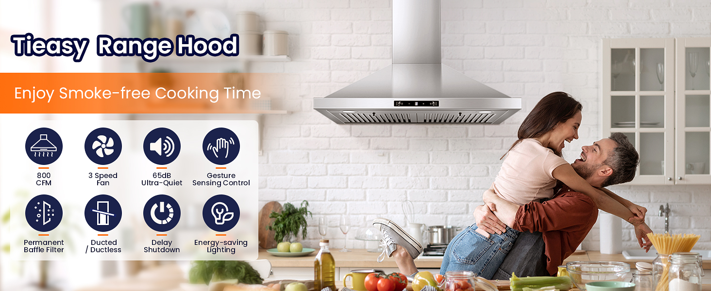 Wall Mount Range Hood 30 inch