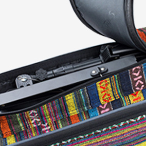 acoustic guitar bag gig bag with foldable music stand pocket