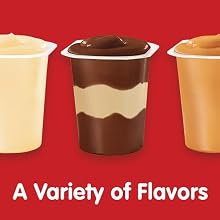 A variety of flavors with this sweet treat for kids from Snack Pack desserts