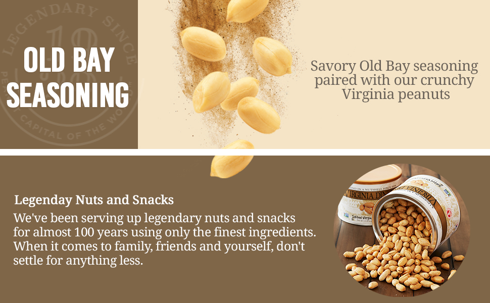 Old bay Seasoned crunchy Peanuts