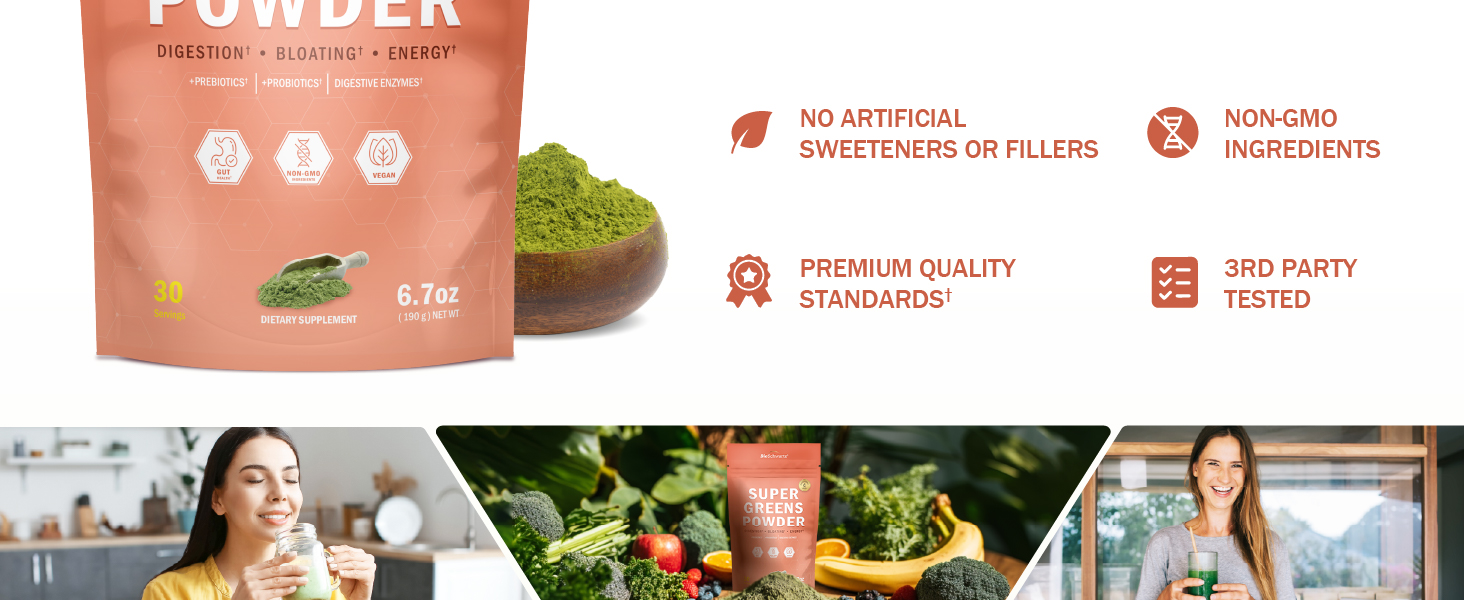 super greens superfood powder supplement