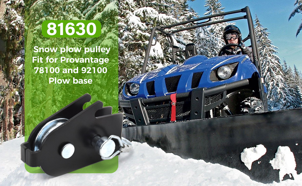 Snow Plow Pulley Assembly