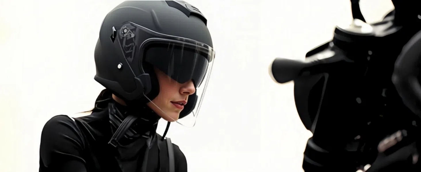 HJK526 Motorcycle Open Face Helmet Cover