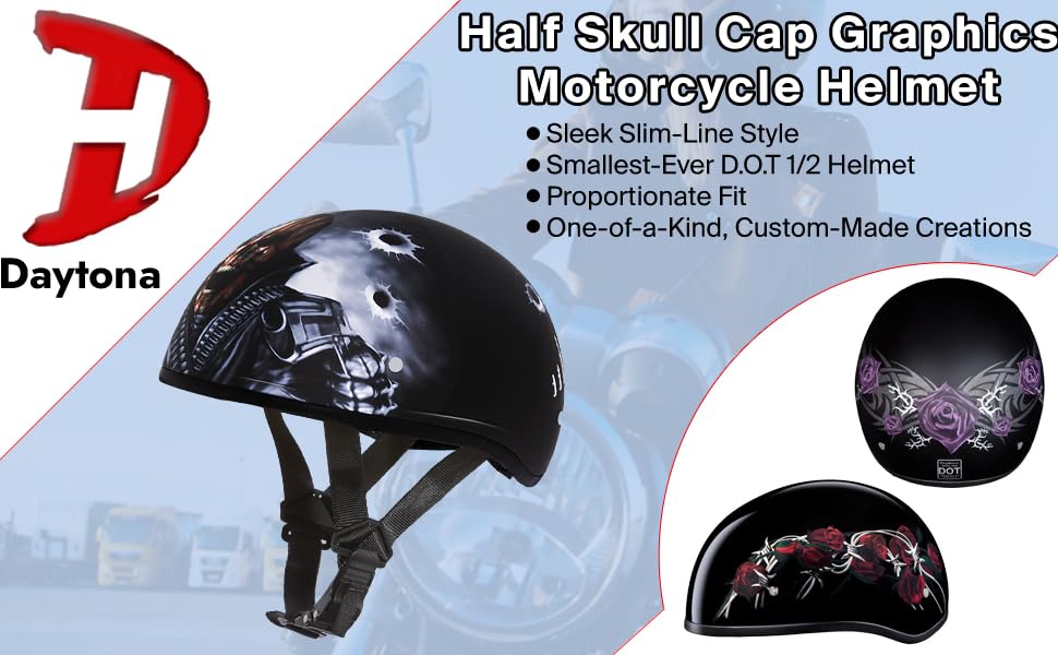 Half Skull Helmet