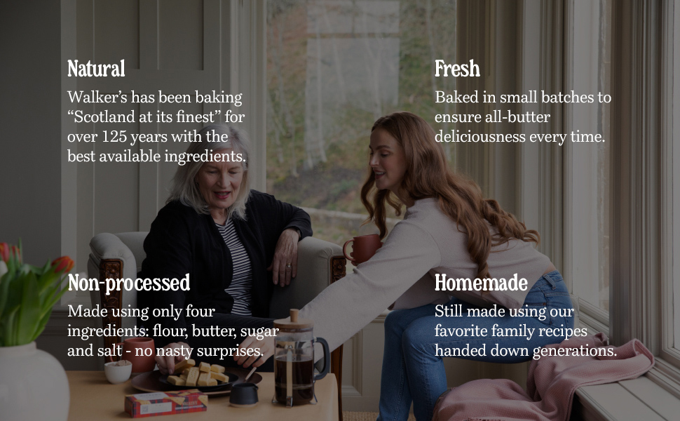 Delicious all-butter shortbread made from 125-year-old family recipe in the Scottish Highlands.