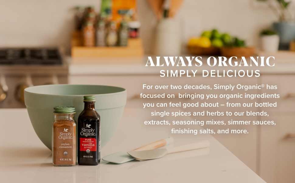 Simply Organic Always Organic