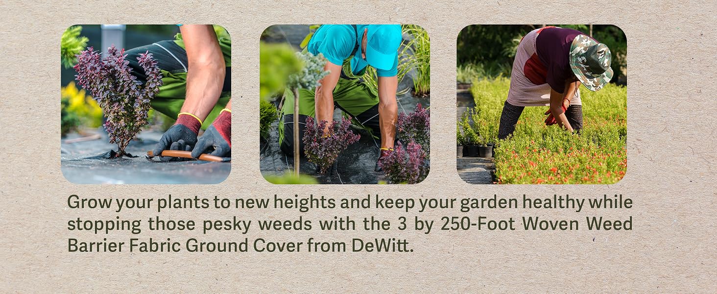 DeWitt 3 x 250 feet 4.1-Ounce Landscape Fabric Weed Barrier