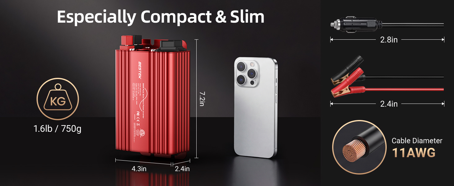 compact size 11AWG able