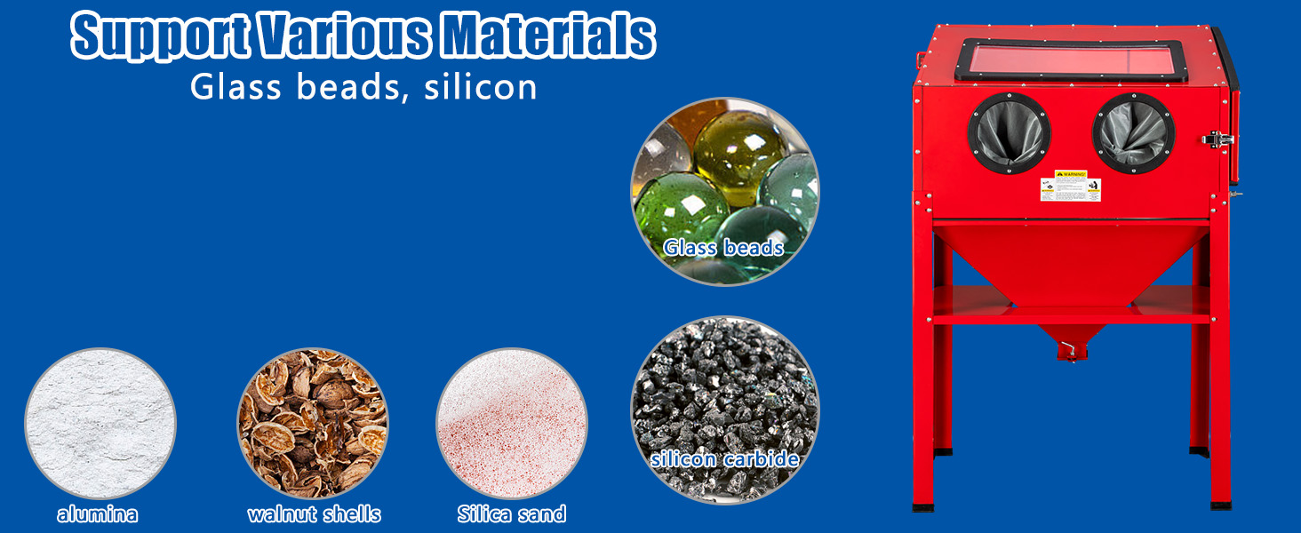60 Gallon Sandblasting Cabinet
