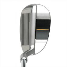 address view of the Orlimar Escape chipper with gold alignment line against contrasting black cavity