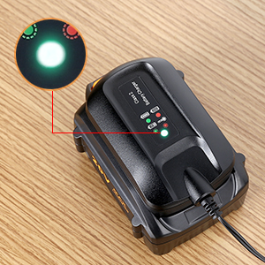 WA3742 charger has a 4-LED display