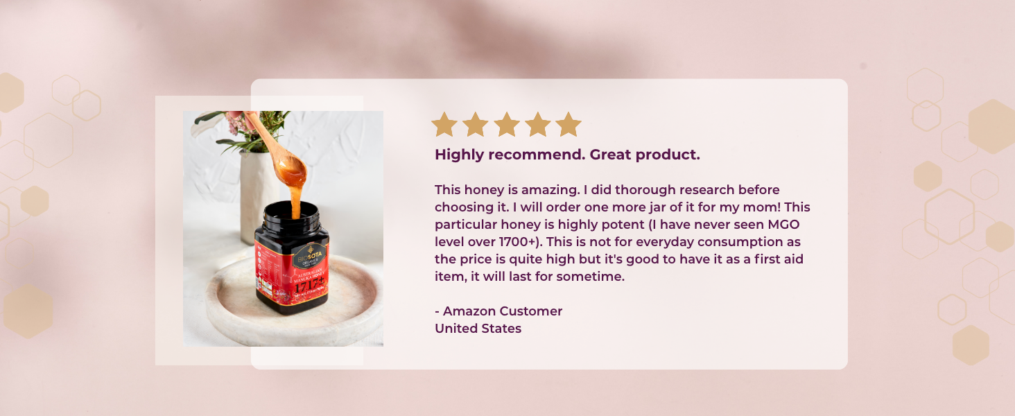 Biosota Australian Manuka Honey MGO 1717