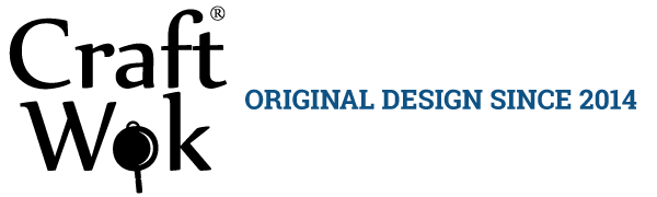 Text reads 'Craft' and 'ORIGINAL DESIGN SINCE 2014' with 'WVVK' in stylized black lettering on white background.