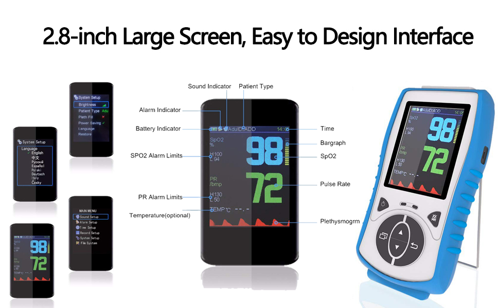 Handheld oximeter for veterinary