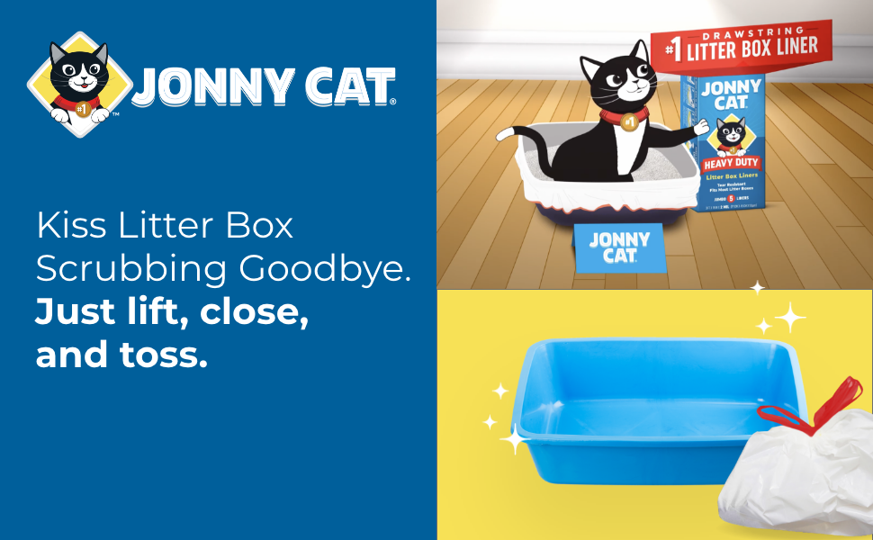 Kiss litter box scrubbing goodbye. Just lift, close, and toss.