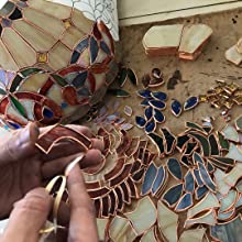 tiffany lamp, stained glass lamp
