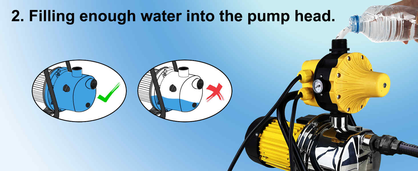 Water Pressure Booster Pump with Smart Controller