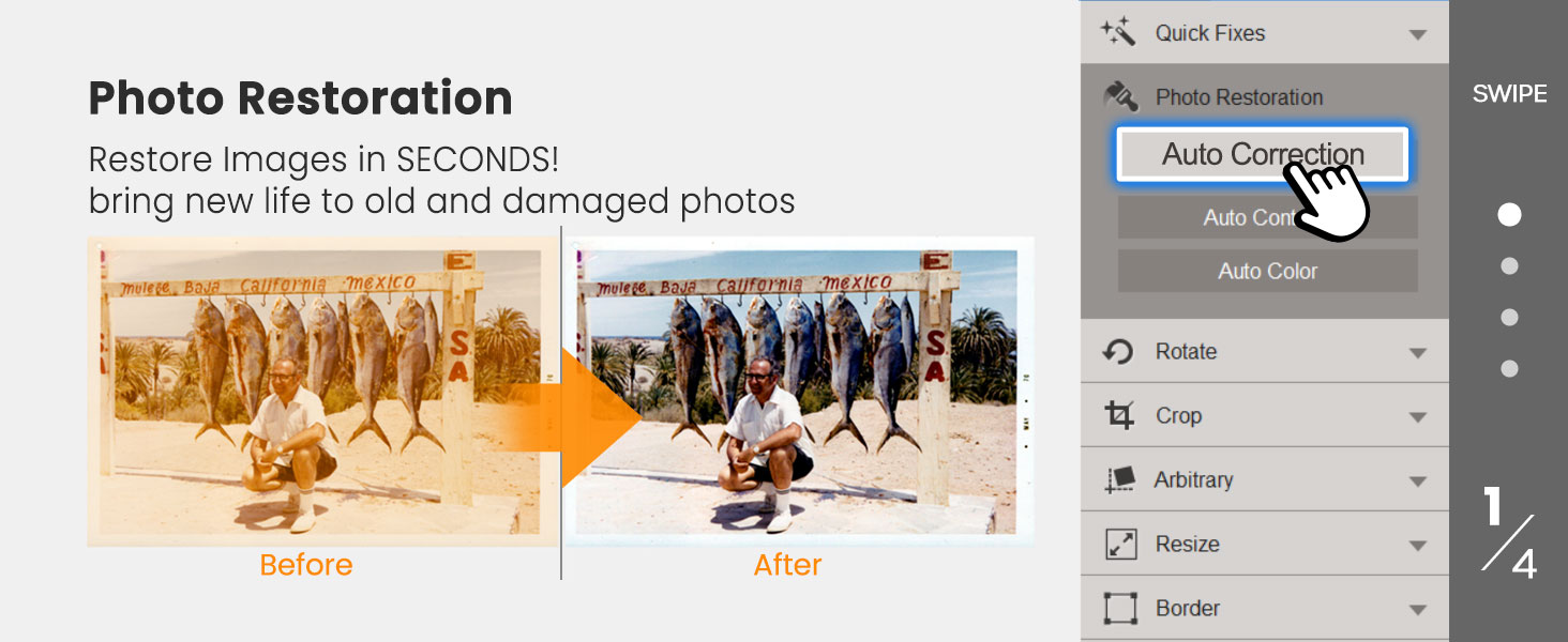 Restore Images in SECONDS! bring new life to old and damaged photos
