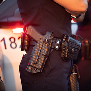 police safariland gun holster cops owb outside the waistband als sls