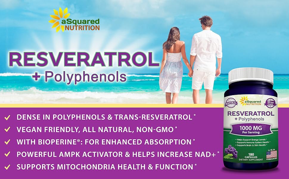 Trans Resveratrol polygonum cuspidatum red wine polyphenol extract green tea 1000 mg 500mg 1450mg