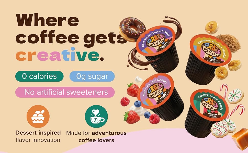 Crazy cups coffee pods