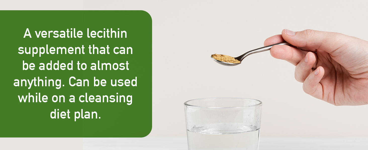 Naturalslim Leciclean Pure Soy Lecithin Powder Granules w/ Choline Food Grade &amp; Dissolves Easily