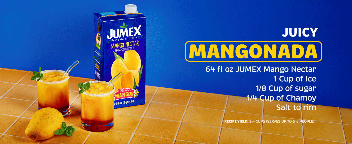 Enjoy the abundance of Jumex variety juice options.