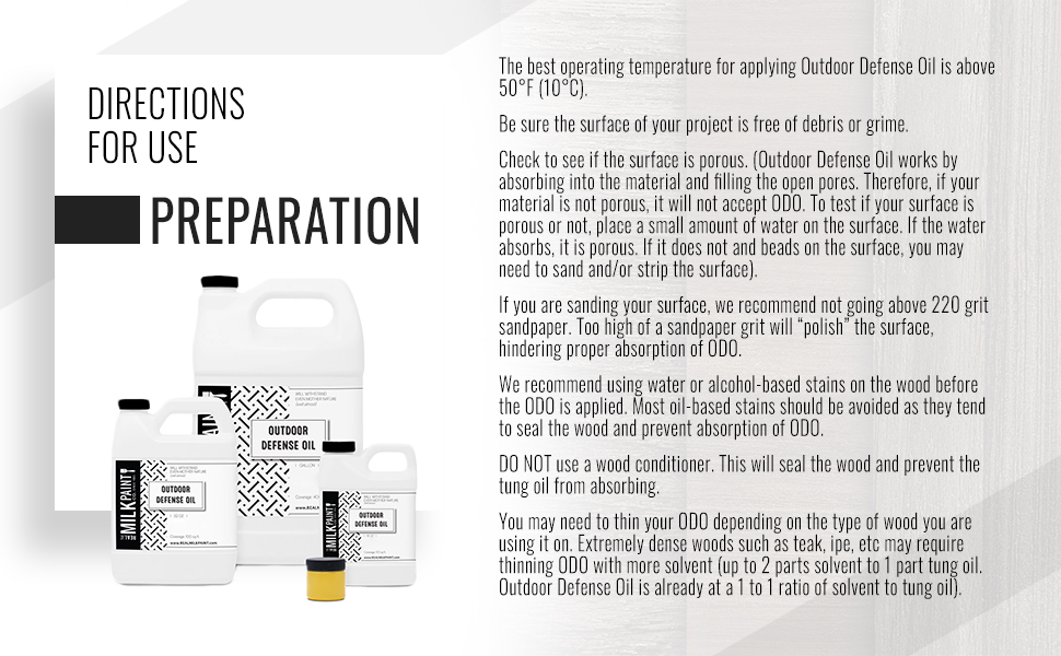 Outdoor Defense Oil
