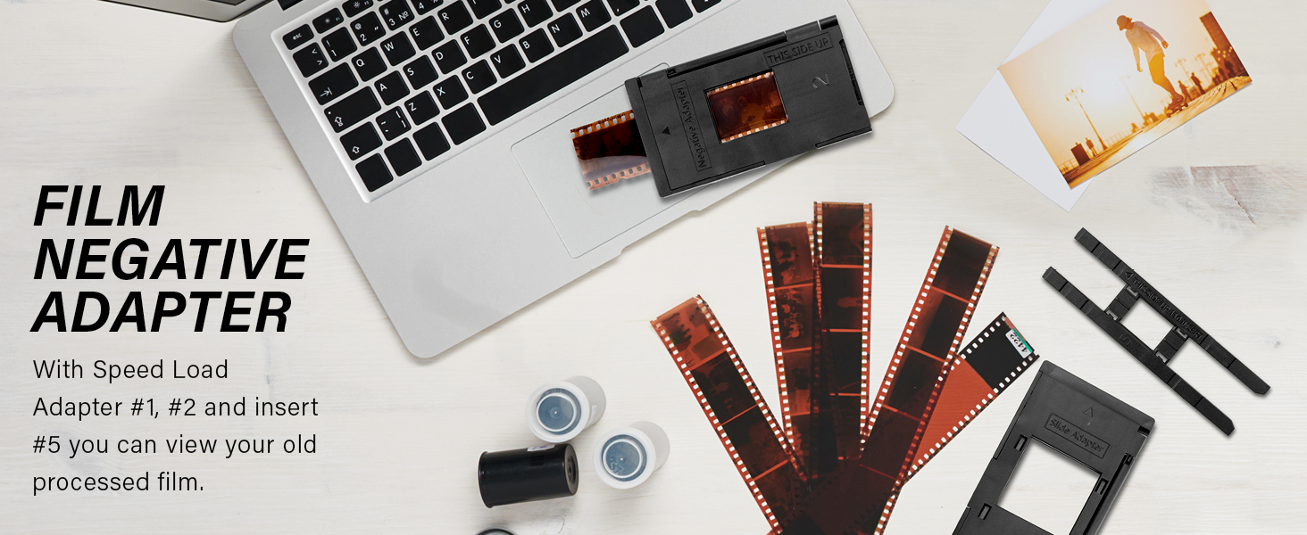 adapter speed fast load film negative convert scan 35mm super8 120 film 110film instant jpeg sd