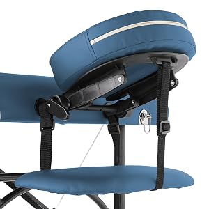 Precision crafted, adjustable headrest, aluminum frame, sturdy reinforced, up to 450 lbs., arm sling