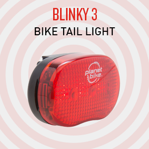 planet bike blinky 3 bike tail light rear light flashing red safety bike light