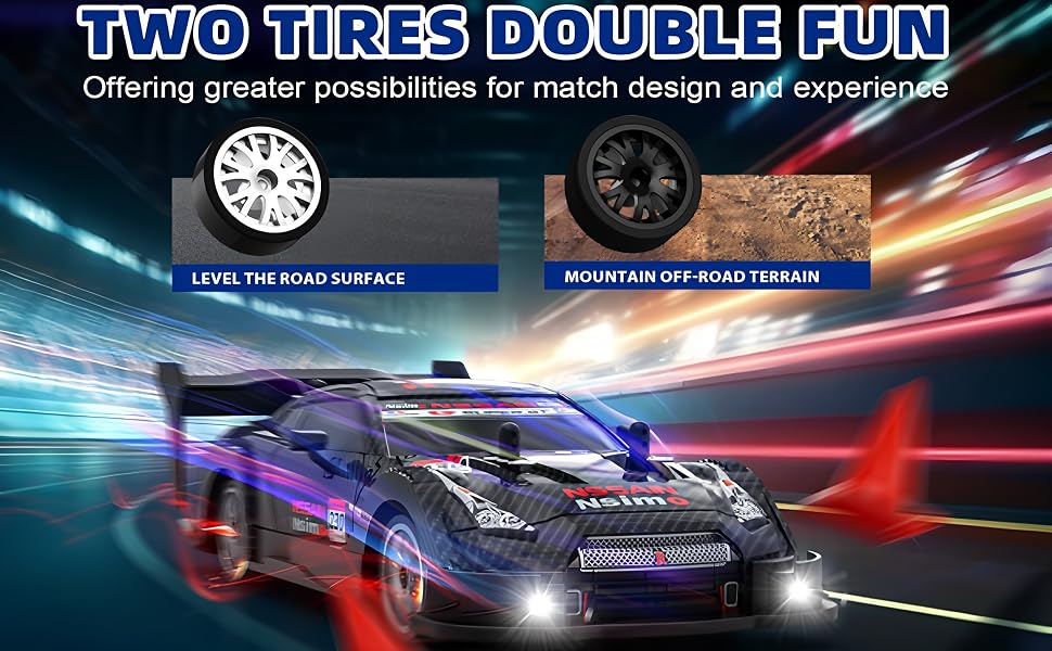 Two types of tires