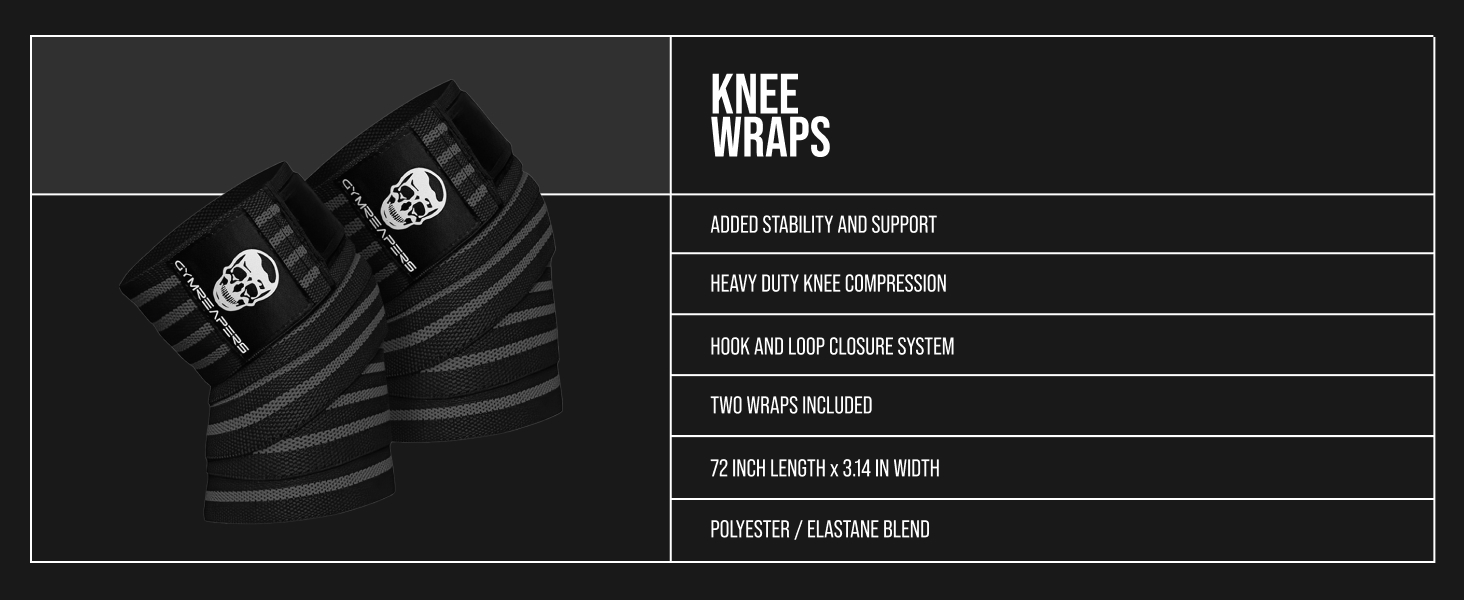 Gymreapers Knee Wraps