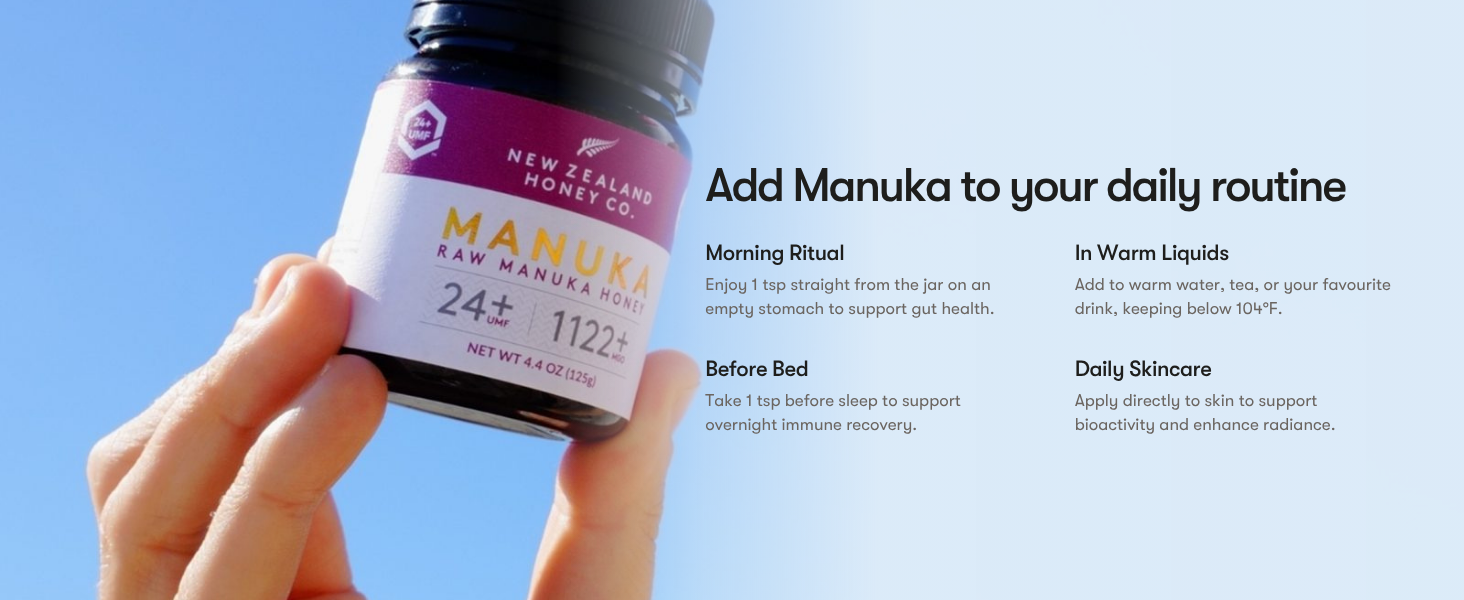 add manuka honey to your daily routine