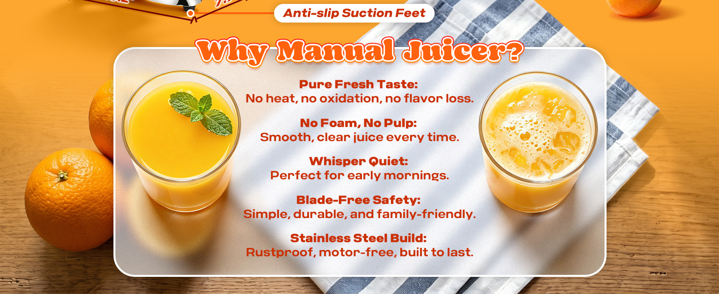 Moongiantgo Commercial Manual Juicer