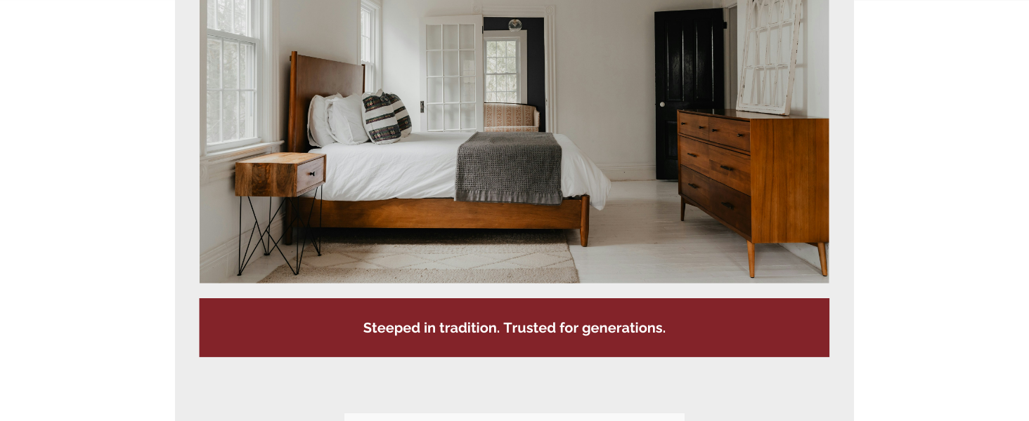 Stained Bedroom Furniture