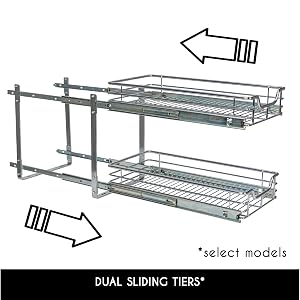 dual sliding tiers