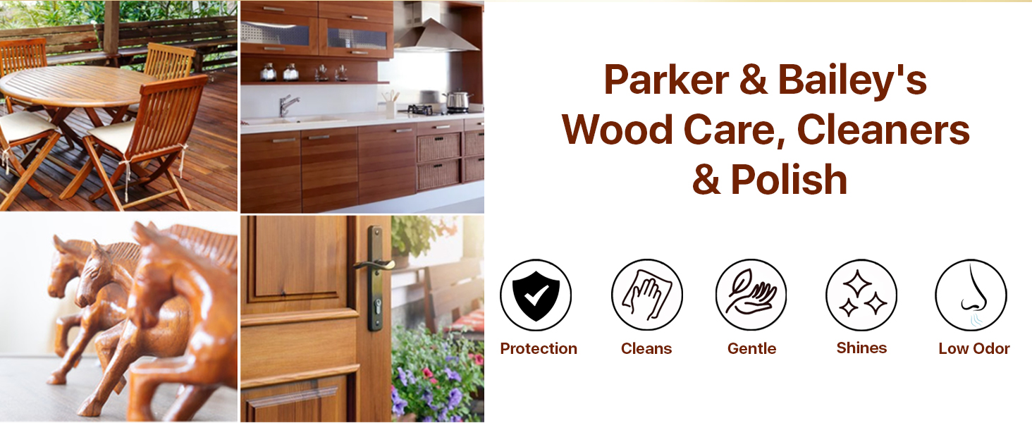 Parker &amp;amp; Bailey woodcare polish and cleaners