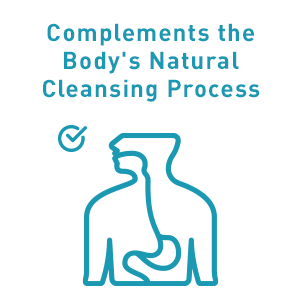 complements the body's natural cleansing process