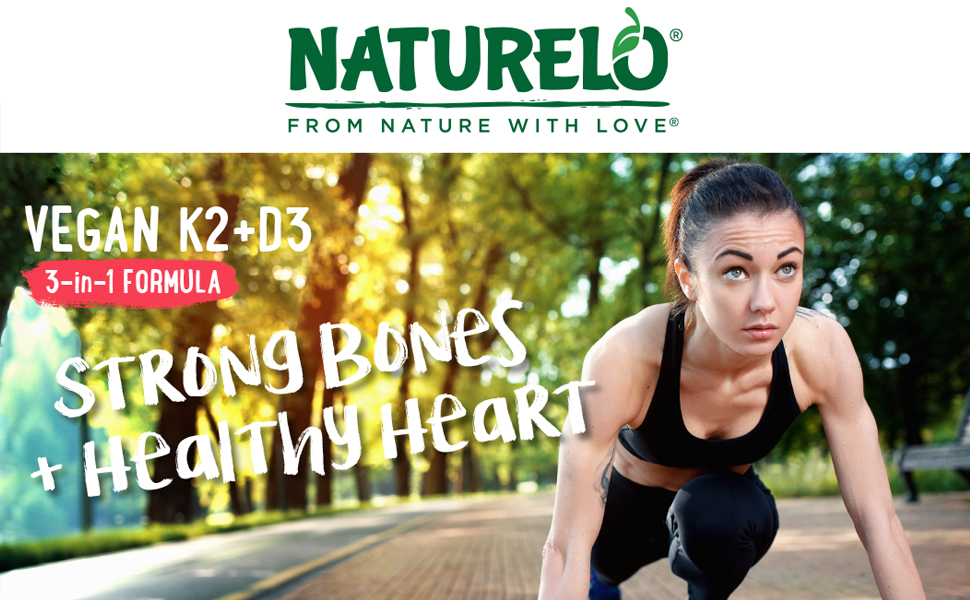naturelo, vitamin k2 d3, d3, k2