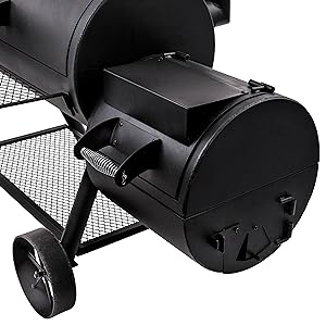 damper;dampers;air;flow;airflow;heat;fire;smoke;adjust;smoking;smoker;offset;oklahoma;joes;okj;joe