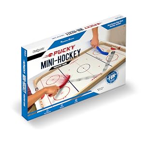 gosports table hockey mini nok hockey pucks air ice tabletop board game kids adults nhl slapshot